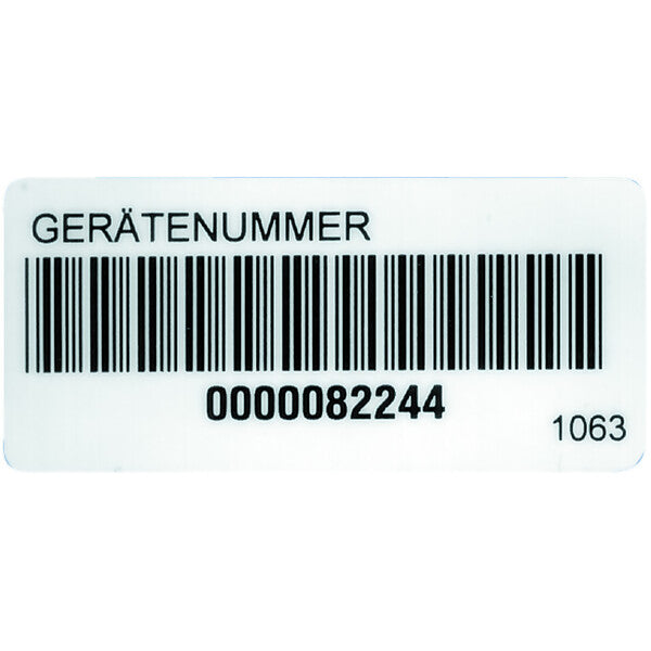 Beha-Amprobe Barcode-Aufkleber auf Rolle FTC00001063D(VE250)
